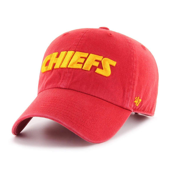 '47 Brand Kansas City Chiefs Clean Up Hat Red