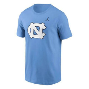 Nike Jordan Brand North Carolina Tar Heels Logo T-Shirt - Carolina Blue