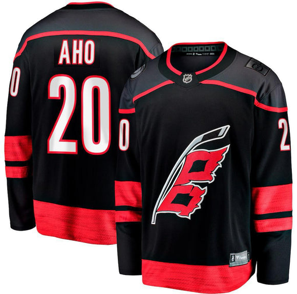 Sebastian Aho Carolina Hurricanes Fanatics Home Breakaway Jersey - Black