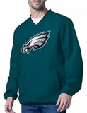 G-III Men's Philadelphia Eagles Black Crossover Pullover Jacket
