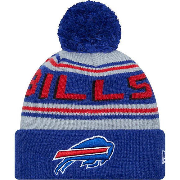 Buffalo Bills Pom Wordmark Beanie