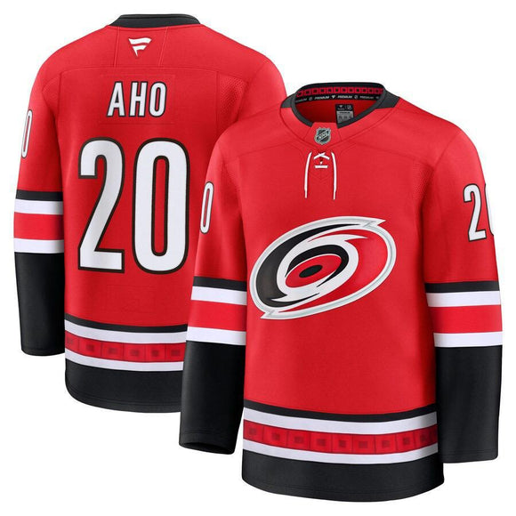 Sebastian Aho Carolina Hurricanes Fanatics Alternate Premium Jersey - Red