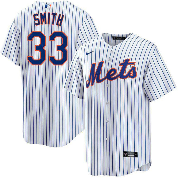 Men's New York Mets Smith #2 Nike White Home Replica Player Name Jersey