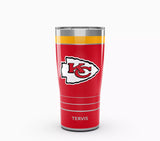 Kansas City Chiefs 20 oz Tervis Traveler - Stainless Steel Tumbler with Slider Lid