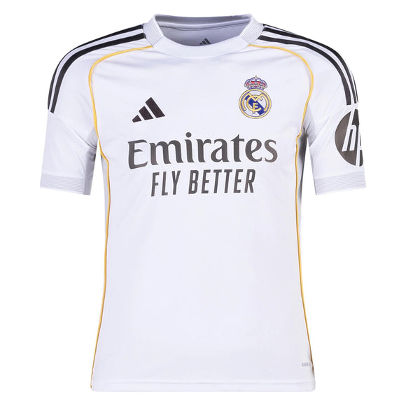 Youth Replica adidas Real Madrid Home Jersey 25/26