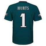 Youth Philadelphia Eagles Jalen Hurts Midnight Green Replica Player Jersey