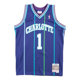 Charlotte Hornets Muggsy Bogues 1994-95 Mitchell and Ness Swingman Jersey