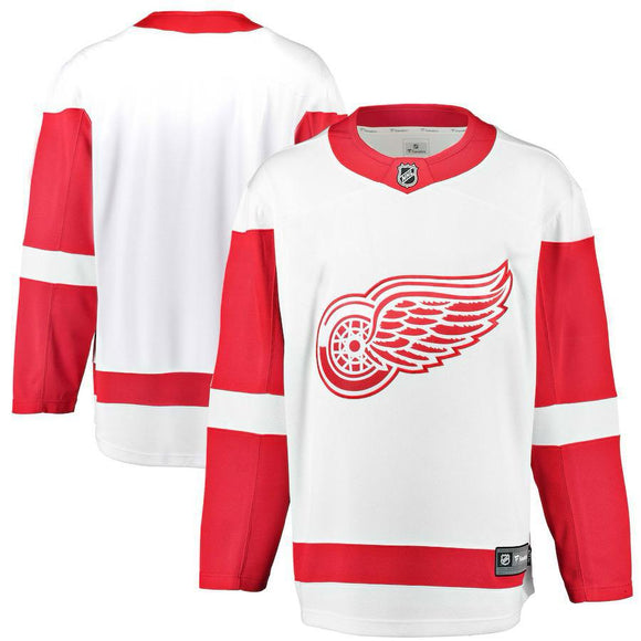 Detroit Red Wings Fanatics White Breakaway Away Jersey