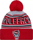 NC State Pom Wordmark Beanie