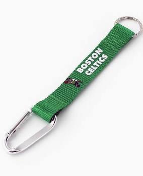 BOSTON CELTICS (GREEN) CARABINER KEYCHAIN