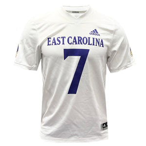ECU East Carolina White #7 Jersey