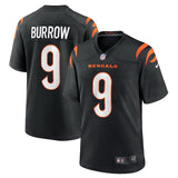 Nike Joe Burrow Black Cincinnati Bengals Player Game Jersey