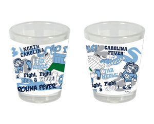 UNC Shotglass Campus Symbols