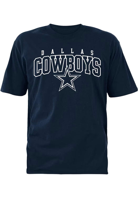 DALLAS COWBOYS NAVY BLUE FLEMING SHORT SLEEVE FASHION T SHIRT