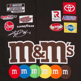 JH Design Men's Kyle Busch M&M's Nascar Jacket Black