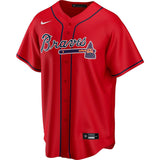 Men's Atlanta Braves Nike Red Replica Team Jersey