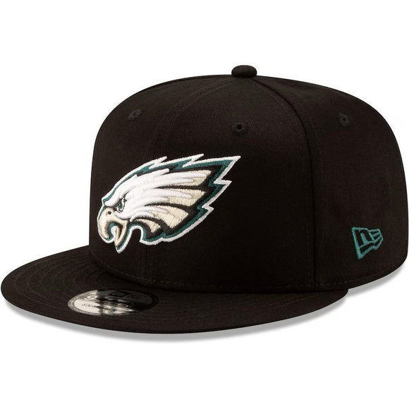 New Era Philadelphia Eagles Basic Logo Snapback-Black