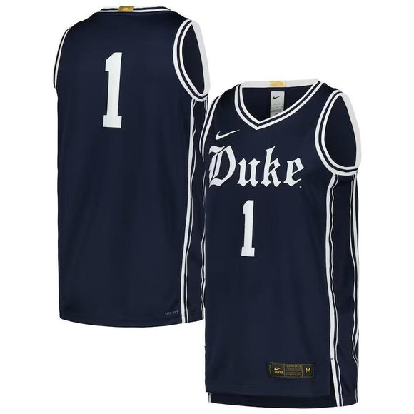 #1 Duke Blue Devils Nike Limited Authentic Jersey - Navy