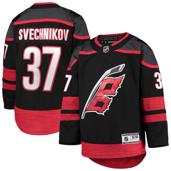 Andrei Svechnikov Carolina Hurricanes Youth Home Premier Player Jersey - Black