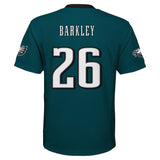 Youth Philadelphia Eagles Saquon Barkley Midnight Green Replica Player Jersey