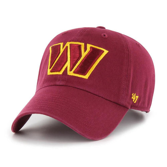 47 WASHINGTON COMMANDERS CLEAN UP ADJUSTABLE HAT