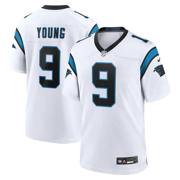 Men's Carolina Panthers Bryce Young Nike White Game Jersey