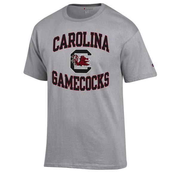 South Carolina Gamecocks Grey Wordmark Logo Tee