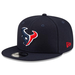 New Era Houston Texans Basic Logo Snapback- Navy