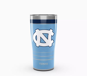 UNC Tarheels MVP 20 oz Tervis Traveler - Stainless Steel Tumbler with Slider Lid