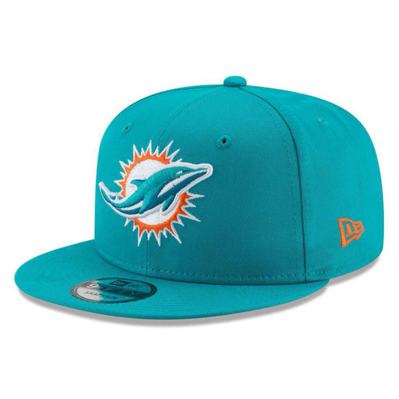 New Era Miami Dolphins  Basic Logo Snapback-Teal