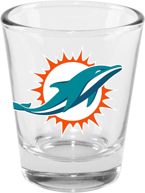 Miami Dolphins 2 oz shot glass Copy