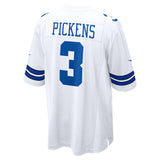 Men's Dallas Cowboys George Pickens Nike White Game Jersey