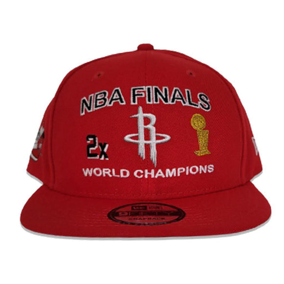 New Era NBA Finals Houston Rockets 2x World Champions 950 Snapback-Red