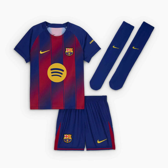 Nike 2025-26 Barcelona Little Kids' Stadium Home Kit