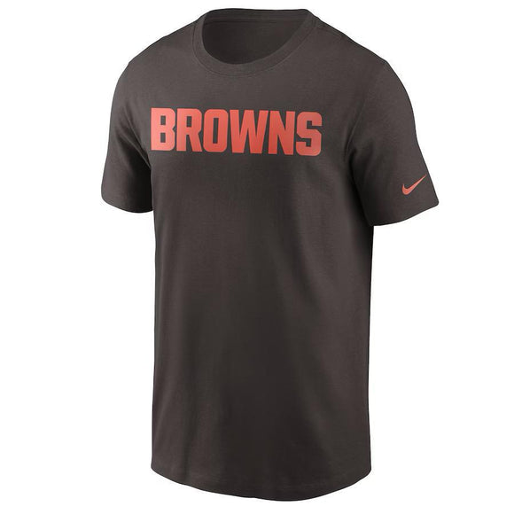 Cleveland Browns Wordmark Brown Nike Tshirt