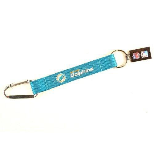 DOLPHINS (TEAL) CARABINER KEYCHAIN