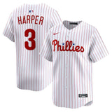 Men's Philadelphia Phillies Bryce Harper Nike White Home Limited Player Jersey