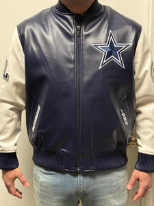 Dallas Cowboys Leather Varsity Jacket