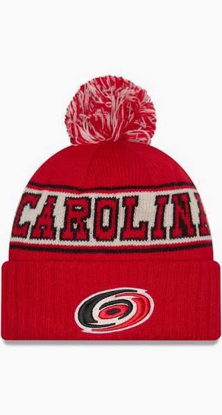 Carolina Hurricanes Retro Pom Knit Hat