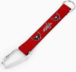 WASHINGTON CAPITALS (RED) CARABINER KEYCHAIN