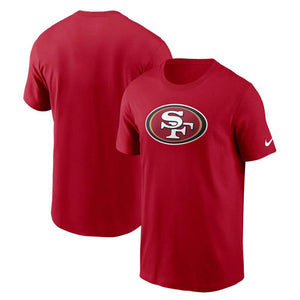 Men's San Francisco 49ers Nike Red Primetime Logo  Essential T-Shirt