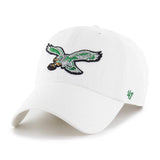 '47 Brand Philadelphia Eagles Historic Clean Up Adjustable Hat White