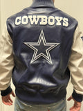 Dallas Cowboys Leather Varsity Jacket