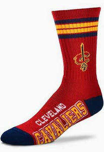 CLEVELAND CAVALIERS- 4 STRIPE DEUCE SOCKS