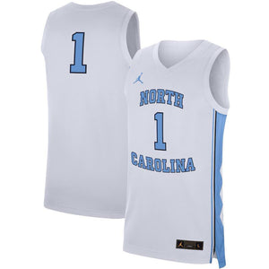 North Carolina Tar Heels Jordan Brand Replica Jersey - White