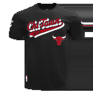 Chicago Bulls Chi-Town Pro Standard Script Tail Tee