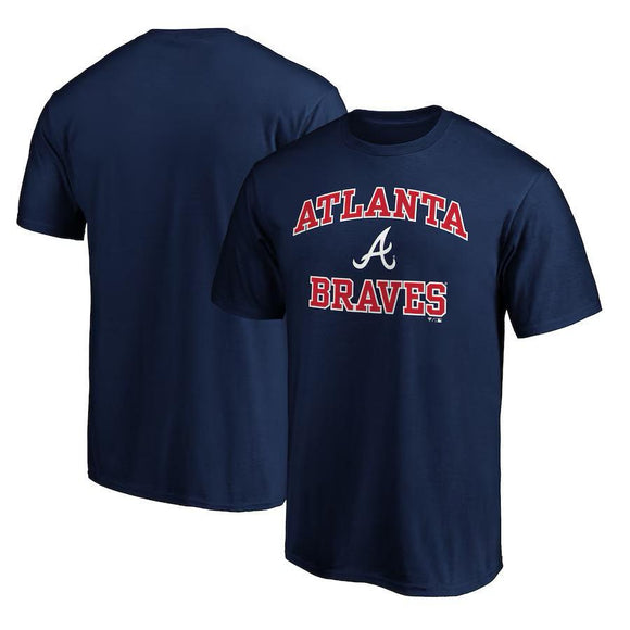 Men's Atlanta Braves Navy Heart & Soul T-Shirt