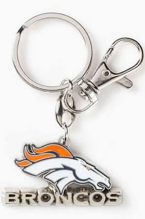 BRONCOS TEAM LOGO HEAVYWEIGHT KEYCHAIN