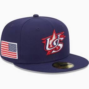 USA Baseball New Era 2023 World Baseball Classic 59FIFTY Fitted Hat - Navy