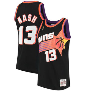 Steve Nash Phoenix Suns Mitchell & Ness 1996/97 Hardwood Classics Swingman Jersey - Black